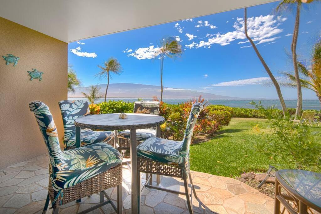 Stunning Maui Direct Ocean Front On The Beach, Walk To Beach From Condo, Watch Turtles, Whales, Ac In All Rooms Ocean View Pool And Spa 와일루쿠 외부 사진